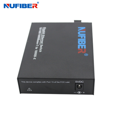 1000M 2-portowy konwerter światłowodowy Rj45 + 1 Bidi FC 1310nm/1550nm Gigabit Ethernet