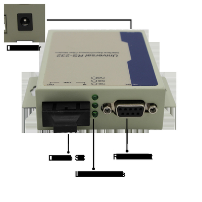 MM 2km Rs232 na konwerter światłowodowy Certyfikat CE modemu światłowodowego