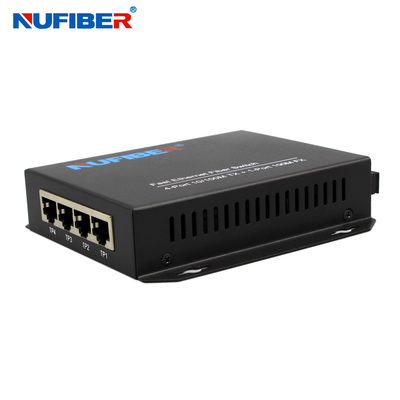 Tx To Fx Commercial Fiber Ethernet Switch ze wskaźnikiem stanu łącza LED