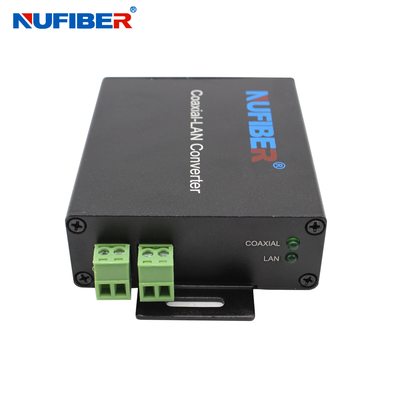 12VDC Ethernet przez przedłużacz koncentryczny, przedłużacz IP przez 2 przewody Ethernet