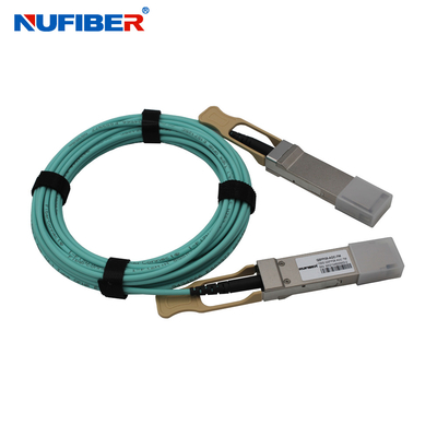 Aktywne kable optyczne OM3 100G QSFP28 do QSFP28 Długość kabla Dostosowana