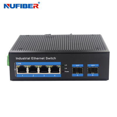 Ochrona odgromowa Niezarządzany przełącznik przemysłowy Przełącznik Ethernet na szynę DIN 1000M