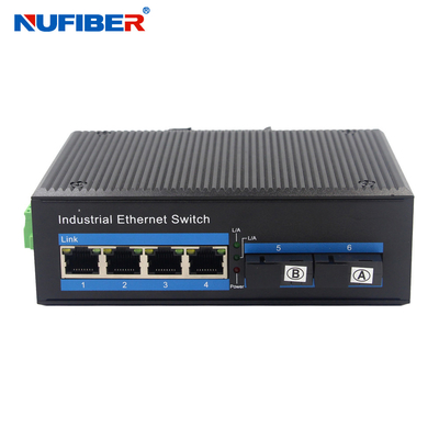 Przełącznik światłowodowy jednomodowy 1310nm Ethernet 4-portowy konwerter mediów światłowodowych