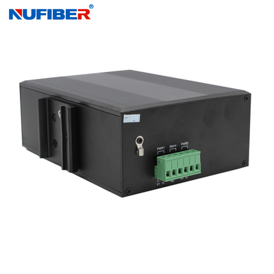 2 porty SFP 8 POE UTP Zarządzalny przełącznik przemysłowy na szynę DIN IP40