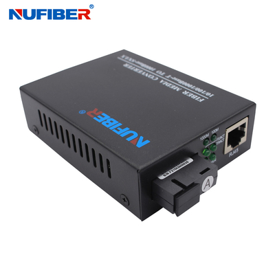 Konwerter mediów Nufiber Gigabit 10/100/1000M Simplex Single Mode 1310nm / 1550nm SC