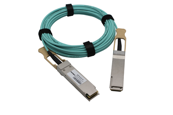 Optyczny aktywny kabel QSFP28 do QSFP28 AOC Ethernet 100G 26AWG
