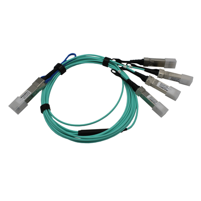 Aktywny kabel optyczny AOC 5M 40G do 4x10G QSFP+ kompatybilny z HP / TP-Link / Juniper