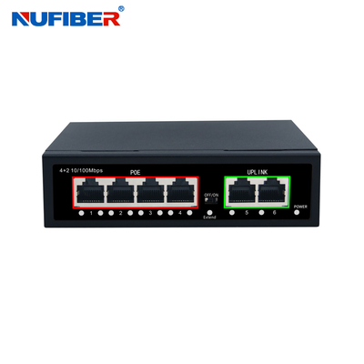 Gigabitowy niezarządzany przełącznik światłowodowy ODM Ethernet POE 4 8 16 24 porty 10/100M 48V