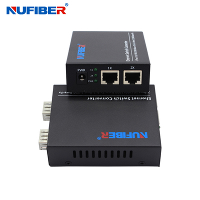 Przełącznik Gigabit Ethernet DC5V, 2-portowy przełącznik Ethernet SFP