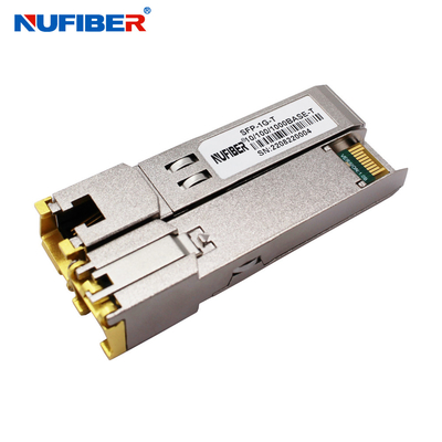 GLC-T Gigabit RJ45 Moduł Ethernet 10/100/1000M Miedziany UTP Transceiver 100m