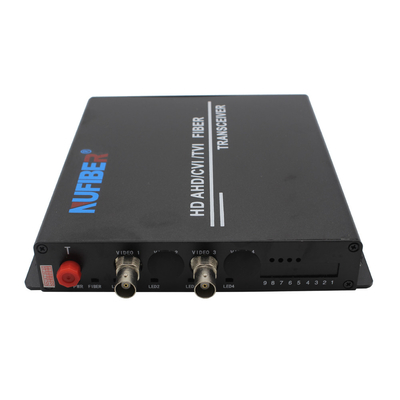 HD AHD / TVI / CVI 1080P Fibre Video Converter 2Ch 2MP Simplex SM 1310 / 1550nm FC