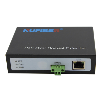 POE Ethernet over Twisted Pair Converter 100Mbps POE RJ45 na 2-przewodowy przedłużacz DC48V