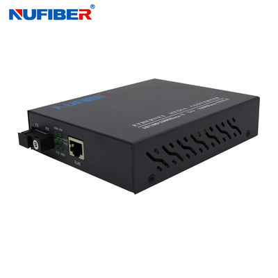 OEM Gigabit Simplex Fiber Media Converter Środkowe zasilanie AC220V-260V
