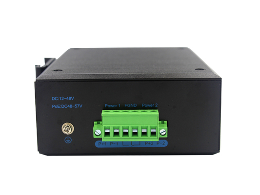 OEM Industrial 10/100/1000Mbps 8 RJ45 Porty Konwerter Gigabit 8 UTP Porty Ethernet Switch Podwójne zasilanie