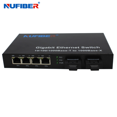 SM Dual Fibre Four Port Ethernet Switch Funkcja automatycznej negocjacji