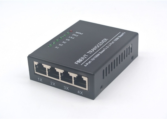 Przełącznik jednomodowy Ethernet Tx na Fx z zewnętrznym zasilaczem