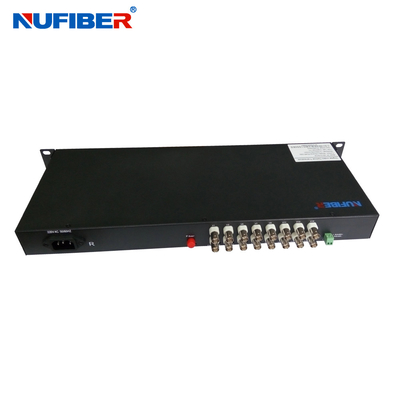 Fiber Video Converter 16BNC koncentryczny na nadajnik i odbiornik światłowodowy Ovideo obsługuje standardy wideo NTSC, PAL lub SECAM
