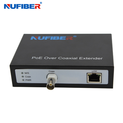 POC Ethernet przez konwerter koncentryczny 1BNC Port 1 port RJ45