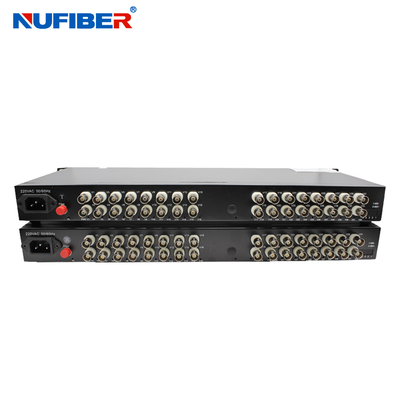 32BNC RS485 Video Audio Data Fibre Media Converter
