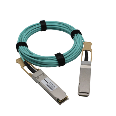 QSFP + do QSFP + Aoc Aktywny kabel optyczny Niskie zużycie energii dla Cisco Huawei