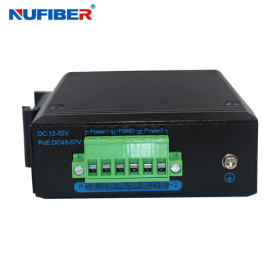 1000M 8-portowy przemysłowy przełącznik Ethernet Stopień ochrony IP40