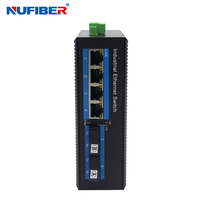 Przełącznik światłowodowy jednomodowy 1310nm Ethernet 4-portowy konwerter mediów światłowodowych