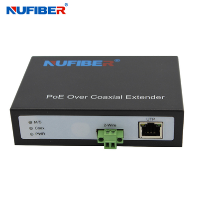 2-przewodowy przedłużacz IP Ethernet przez koncentryczny przedłużacz 0 - 300 M z funkcją POE