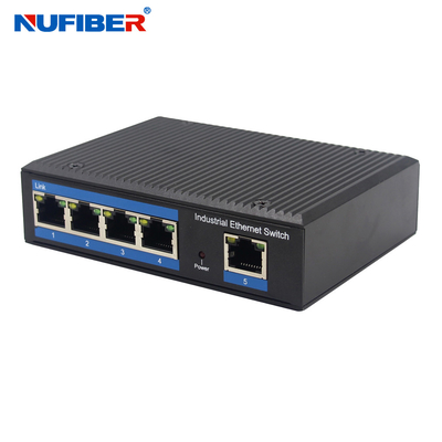 5-portowy przełącznik sieciowy na szynę Din UTP RJ45 Ethernet IP40 do kamery IP CCTV
