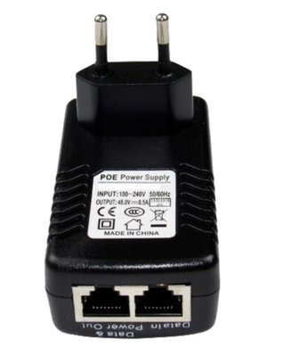 Zasilacz 10/100M 48V 0,5A EU POE Ethernet do kamery bezpieczeństwa
