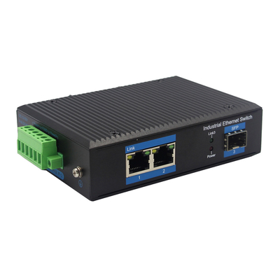 SFP do 2 przełączników przemysłowych Ethernet na szynę Din 10/100/1000M