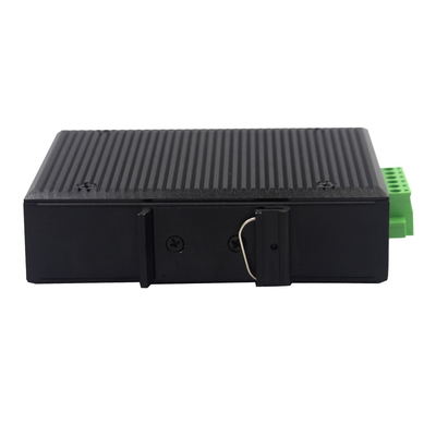 IP40 4-portowy konwerter światłowodowy Gigabit Ethernet na szynę Din