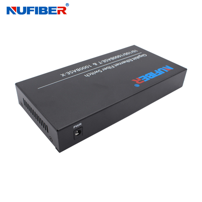 Przełącznik Gigabit Ethernet 4 1000M do 2 portów SFP z żelazną obudową