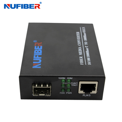 Konwerter mediów 10/100/1000M Gigabit Ethernet UTP SFP