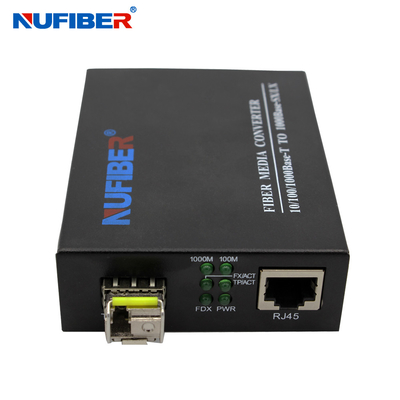 Konwerter mediów 10/100/1000M Gigabit Ethernet UTP SFP