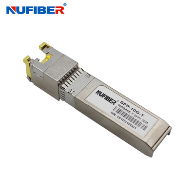 30m RJ45 10G UTP Ethernet Port Miedziany transceiver SFP