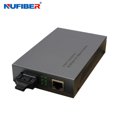 10/100Base Fibre Media Converter Wewnętrzny zasilacz Dual Fibre SM 1310nm 20km SC